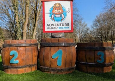 Adventure Minigolf Bochum - Siegerpodest
