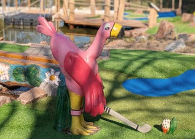 Ingo Flamingo von Kattas Welt - Adventure Minigolf Bochum
