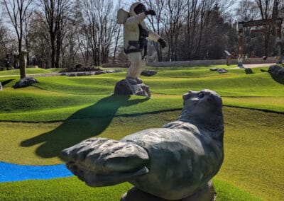 Tierpark Bochum Bahn - Robbe - Adventure Minigolf Bochum