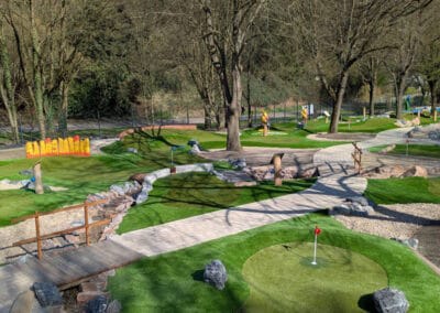 Mittlerer Bahnbereich - Adventure Minigolf Bochum