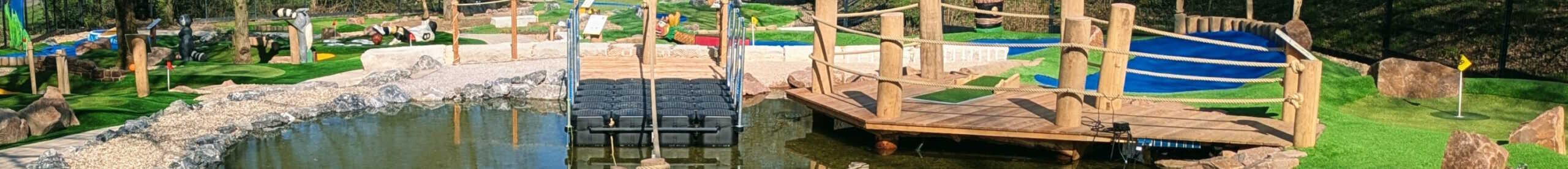 Slider Teich - Adventure Minigolf Bochum Slider Teich - Adventure Minigolf Bochum